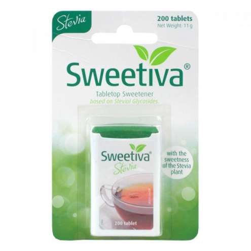 SWEETIVA stevia 200 tbl